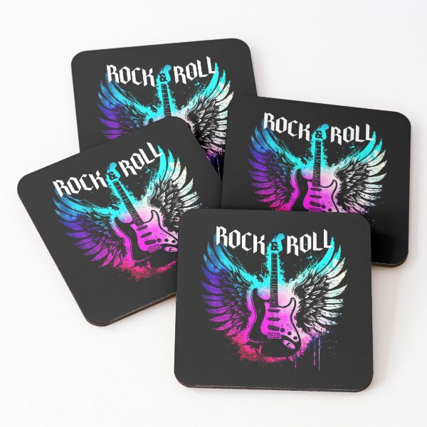 Item preview, Cool Rock'N Roll Guitar Wings Music Rock Band Concert designed and sold by cordfried3h.