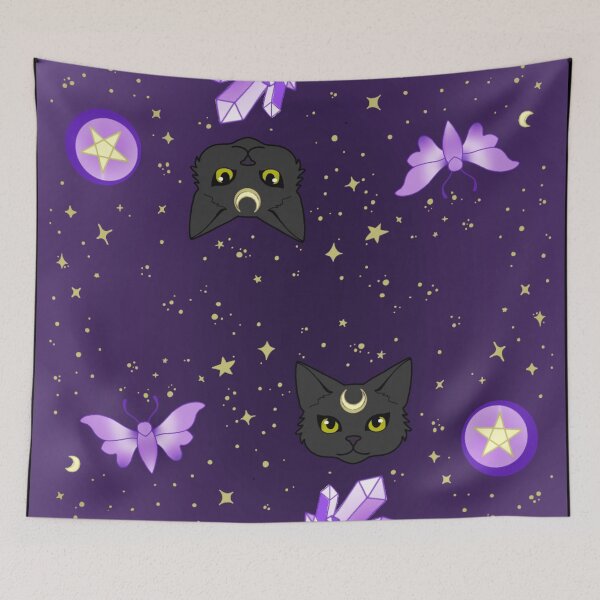 Item preview, Witching Hour | Mystical Star Pattern | Cute Wicca Pattern designed and sold by Nightshade Garden.