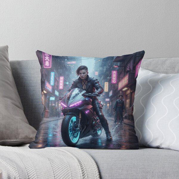 Item preview, Cyber Rider: Neon Velocity & Light Trail designed and sold by KYOFRAME.