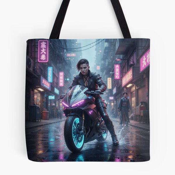Item preview, Cyber Rider: Neon Velocity & Light Trail designed and sold by KYOFRAME.