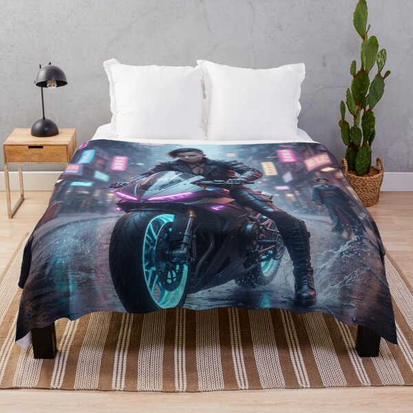 Item preview, Cyber Rider: Neon Velocity & Light Trail designed and sold by KYOFRAME.