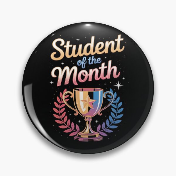 Item preview, Student of the Month Award Prize Trophy designed and sold by ProudForFunny.
