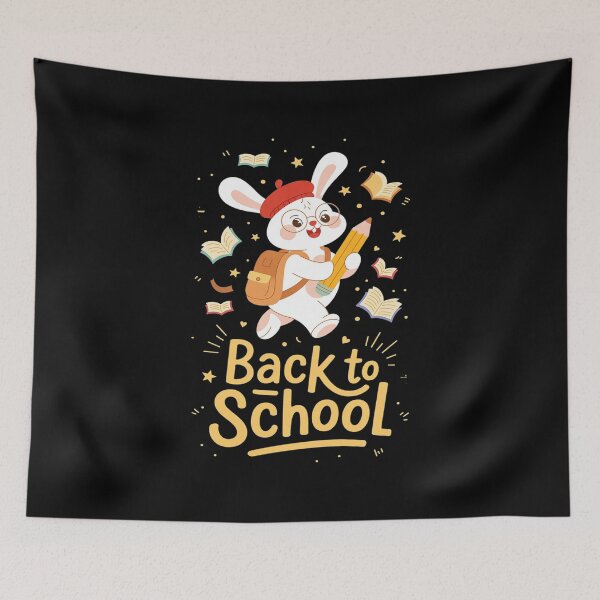 Item preview, Study Bunny Backpack School Vibes Pencil Ready designed and sold by ProudForFunny.