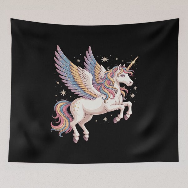 Item preview, Stunning Pegasus Gliding Through the Stars designed and sold by ProudForFunny.
