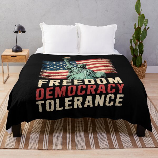 Item preview, Subtle Freedom Democracy Tolerance Statue of Liberty designed and sold by ProudForFunny.