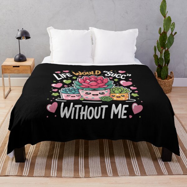 Item preview, Succulent Plant Pun - Funny Life Would SUCC Without Me designed and sold by ProudForFunny.