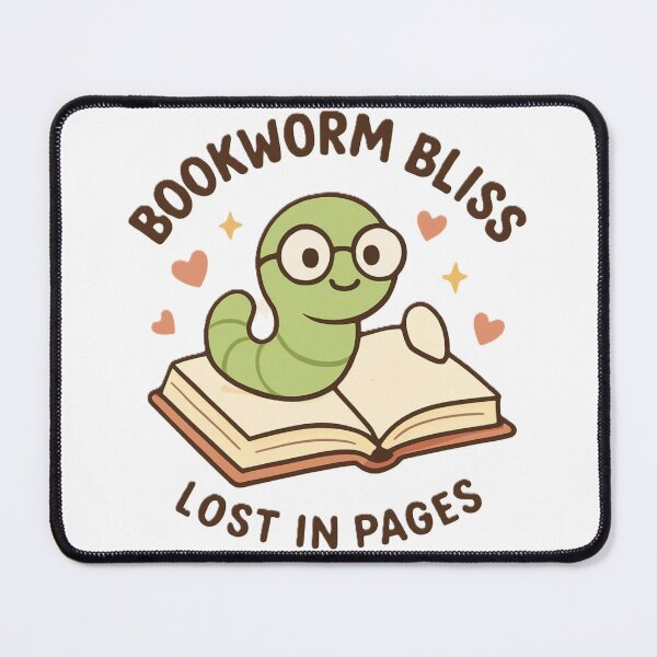 Item preview, Bookworm - Books lover designed and sold by GUNAPRIYAA.