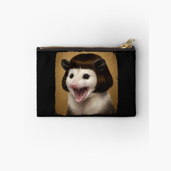 Item preview, Funny Opossum with Bob Haircut Meme designed and sold by Eh Plus Designs.