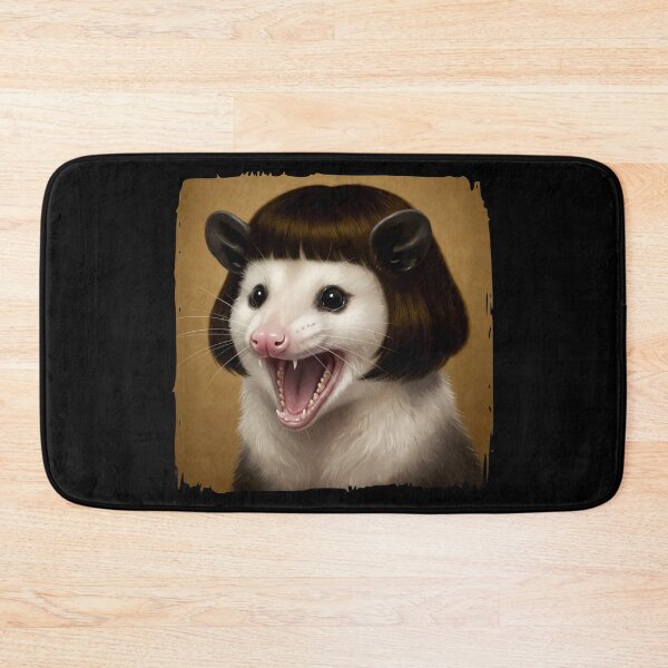 Item preview, Funny Opossum with Bob Haircut Meme designed and sold by Eh Plus Designs.