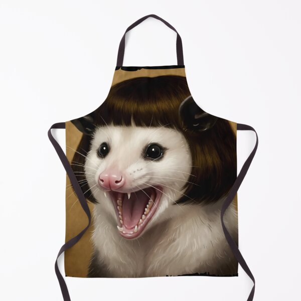 Item preview, Funny Opossum with Bob Haircut Meme designed and sold by Eh Plus Designs.