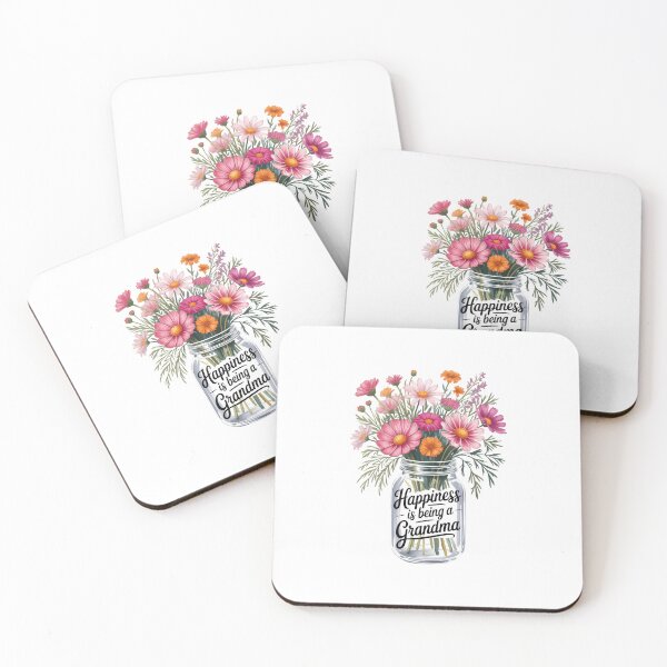 Item preview, Mom Grandma Floral Gift Happiness Is Being A Grandma designed and sold by EllenJast.