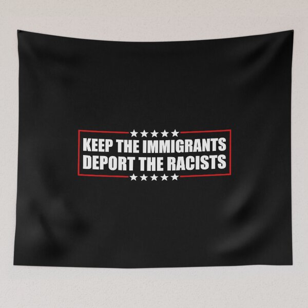 Item preview, Keep Immigrants Deport Racists - FDT designed and sold by PixVib.