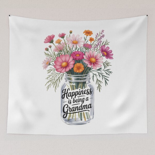 Item preview, Mom Grandma Floral Gift Happiness Is Being A Grandma designed and sold by EllenJast.