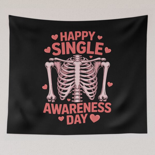 Item preview, Happy Single Awareness Day Funny Anti-Valentine_s Day designed and sold by SyncSusscess.