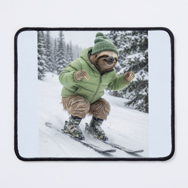 Item preview, Sloth Sets Downhill Speed Record designed and sold by Tridentulus.