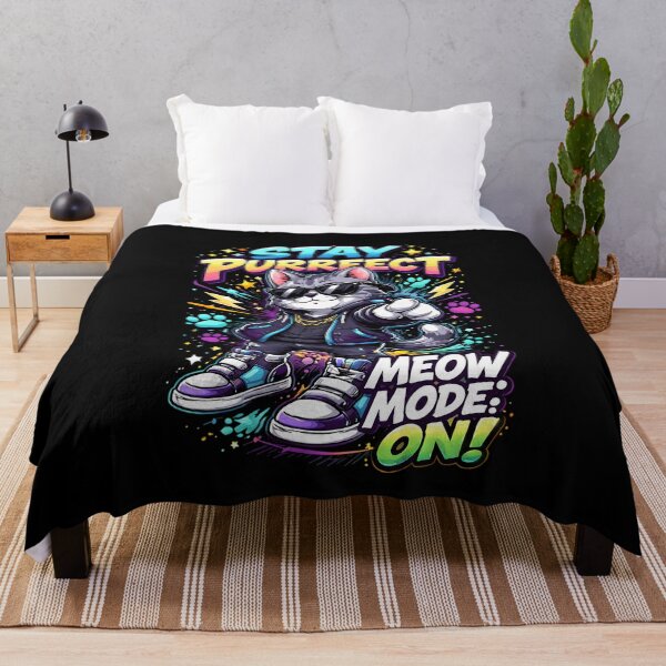 Item preview, Stay Purrfect — Meow Mode: ON | Cool Streetwear Cat Urban Design designed and sold by SoulenCify.