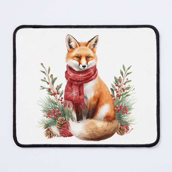 Item preview, A fox is sitting in a clearing. Various herbaceous plants and flowers grow in the field. The plot is in drawing style. Illustration for cover, card, postcard, interior design, decor or print. designed and sold by PWDigitalArt.