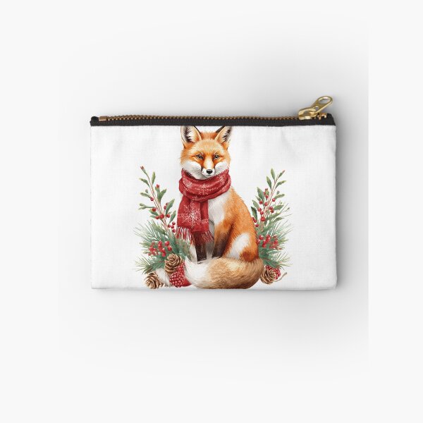 Item preview, A fox is sitting in a clearing. Various herbaceous plants and flowers grow in the field. The plot is in drawing style. Illustration for cover, card, postcard, interior design, decor or print. designed and sold by PWDigitalArt.