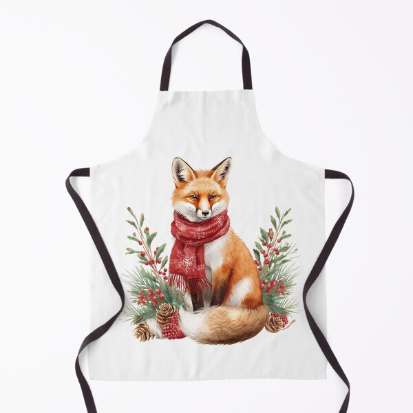 Item preview, A fox is sitting in a clearing. Various herbaceous plants and flowers grow in the field. The plot is in drawing style. Illustration for cover, card, postcard, interior design, decor or print. designed and sold by PWDigitalArt.
