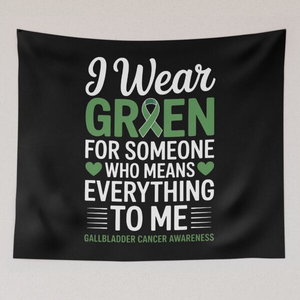 Item preview, I Wear Green For Someone Gallbladder Cancer Survivor Warrior designed and sold by EllenJast.