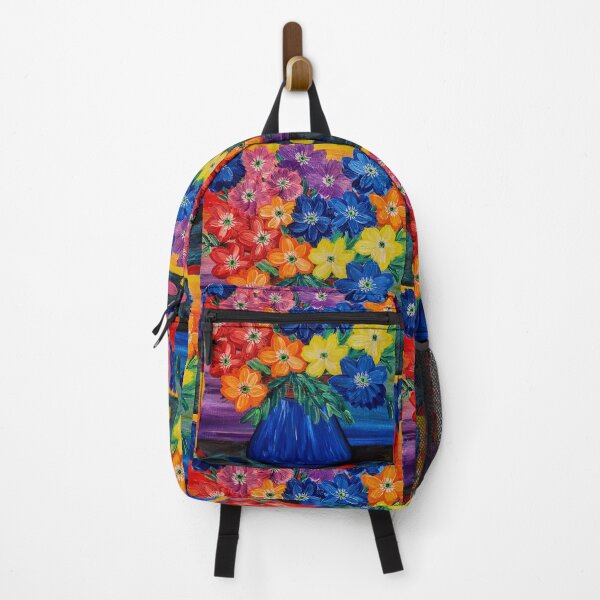 Item preview, Rainbow Radiance: Vibrant Multi-Colored Floral Bouquet designed and sold by kkartwork.