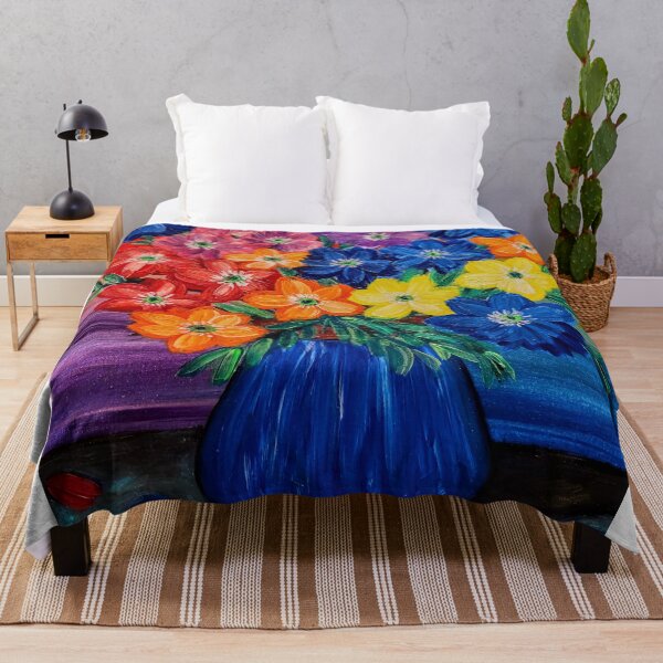 Item preview, Rainbow Radiance: Vibrant Multi-Colored Floral Bouquet designed and sold by kkartwork.