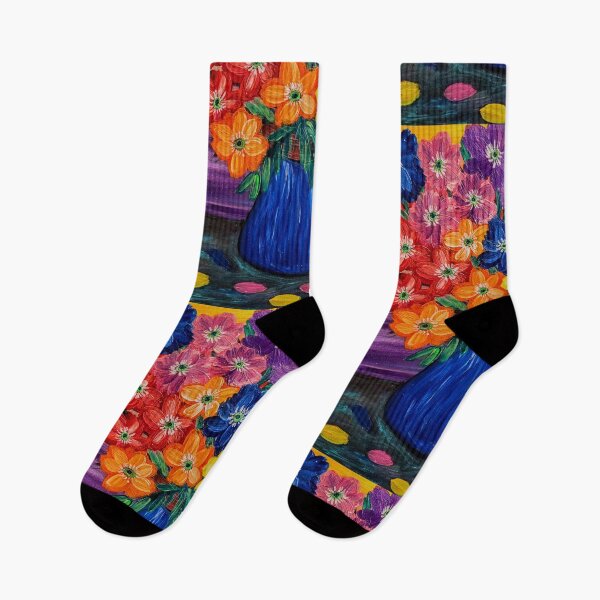 Item preview, Rainbow Radiance: Vibrant Multi-Colored Floral Bouquet designed and sold by kkartwork.