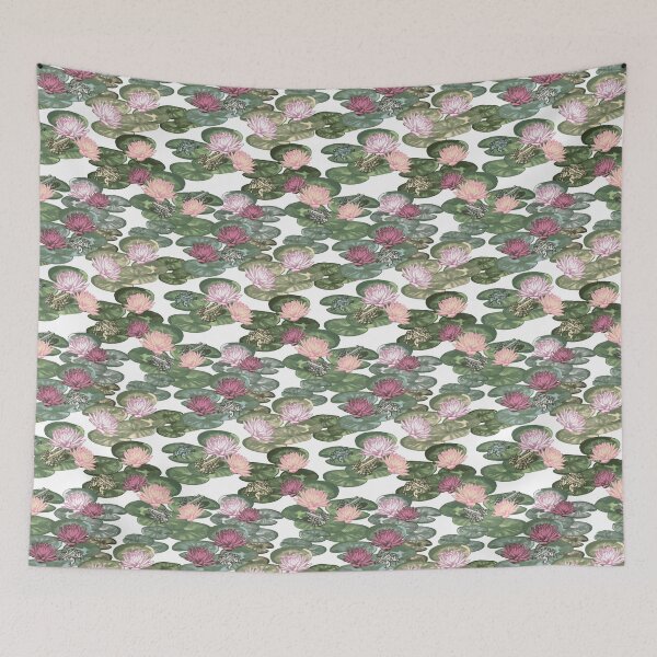 Item preview, Frog Pond Lily Pink designed and sold by Kelsey Worth.