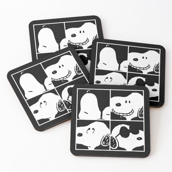 Item preview, Peanuts Snoopy Faces Square Grid  designed and sold by AronWade.