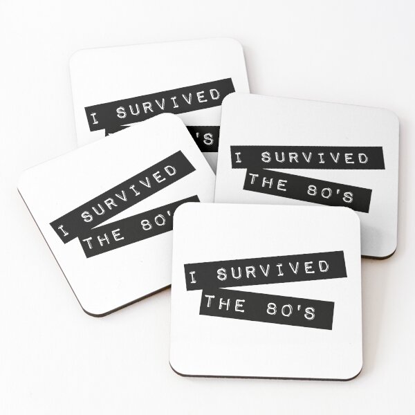 Item preview, I survived the 80s designed and sold by Blockhead Designs.