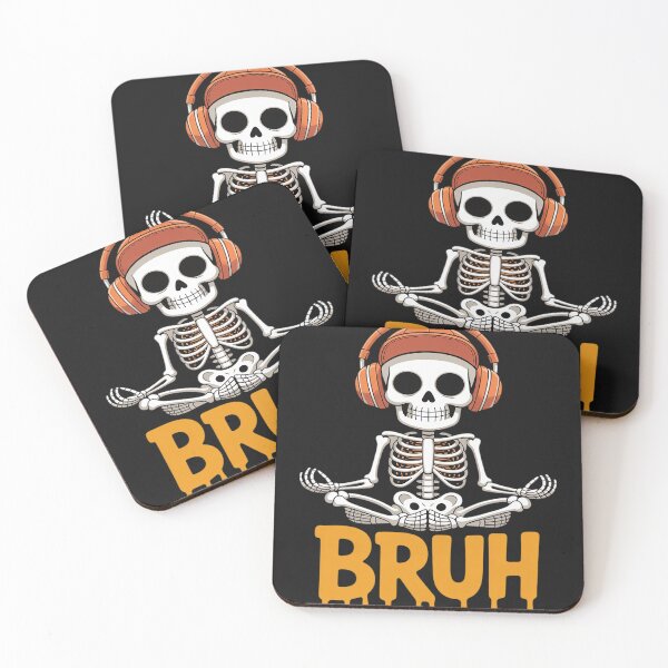 Item preview, Bruh Halloween Boys Kids Gamer Mens Skeleton Video Gaming designed and sold by BlueCreator-inc.