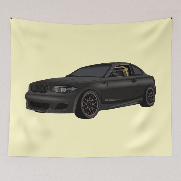 Item preview, Black European Coupe Car Illustration designed and sold by ecory336.