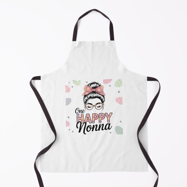 Artikelvorschau, Leopard Messy Bun One Hoppy Nonna Bunny Easter Mom entworfen und verkauft von EllenJast.