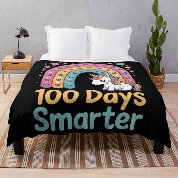 Item preview, 100 Days Smarter Kids Girls Unicorn 100th Day of School designed and sold by EllenJast.