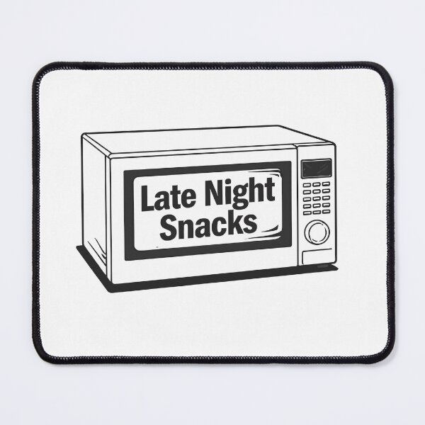 Item preview, Late Night Snacks Microwave Shirt – Minimalist Indie Graphic T-Shirt designed and sold by OreoStudio.
