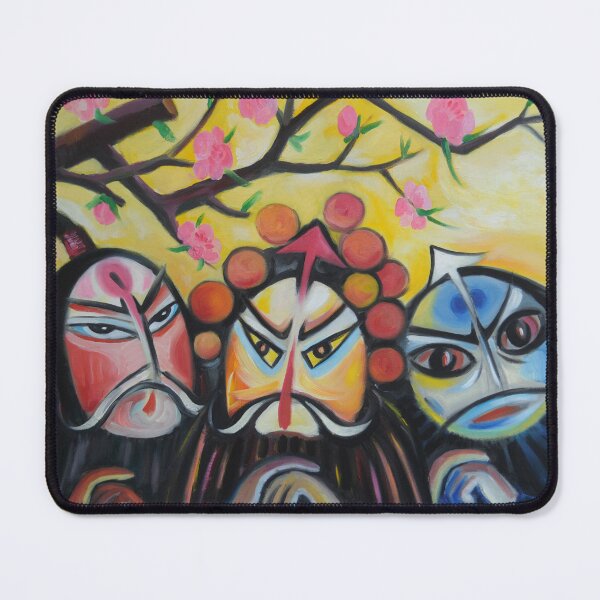Item preview, Peking Opera - The Oath of Brotherhood in the Peach Garden designed and sold by EmilyDouArt.