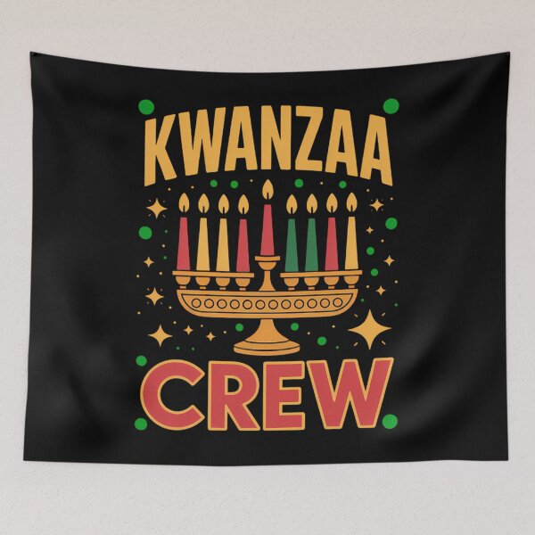 Item preview, Kwanzaa Crew Kinara Candles Black Heritage Holiday designed and sold by EllenJast.