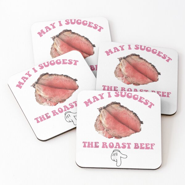 Item preview, May I Suggest The Roast Beef Funny Food Humor designed and sold by EvelysEmelia.