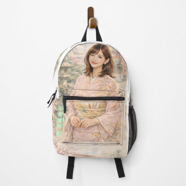 Item preview, Japanese Kimono Beauty – Watercolor Art of Abundance and Prayer  (Saishoku-Kenbi AI Art Edition Vol.02) designed and sold by Yohei-Studio.