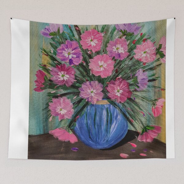 Item preview, Spring Radiance: Textured Pink & Purple Cosmos designed and sold by kkartwork.