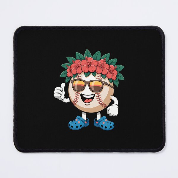 Item preview, Hawaii Baseball Ball Hawaiian Tropical Summer Vacation designed and sold by EllenJast.