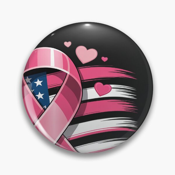 Item preview, Bus Driver American Flag Pink Ribbon Breast Cancer Awareness designed and sold by BlueCreator-inc.