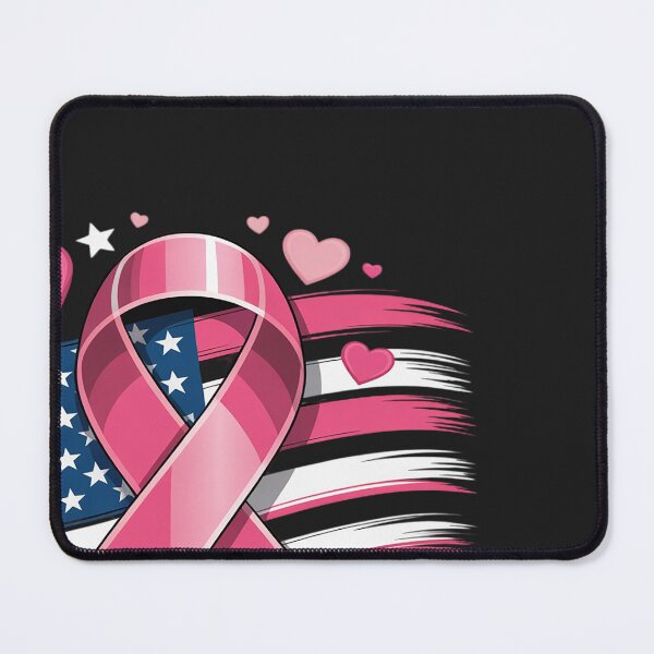 Item preview, Bus Driver American Flag Pink Ribbon Breast Cancer Awareness designed and sold by BlueCreator-inc.