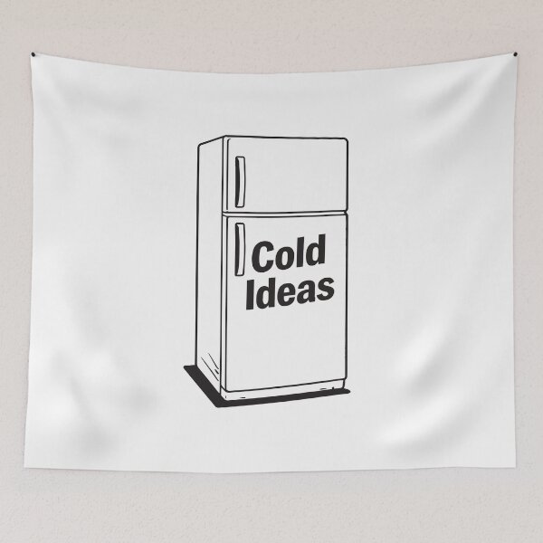 Item preview, Cold Ideas Refrigerator Shirt – Minimalist Indie Graphic T-Shirt designed and sold by OreoStudio.