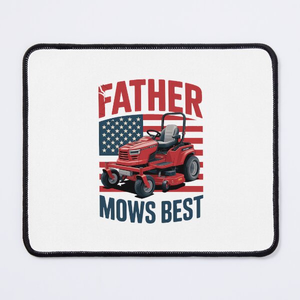 Item preview, Father Mows Best Fathers Day Dad Jokes Lawn Mowing designed and sold by EllenJast.