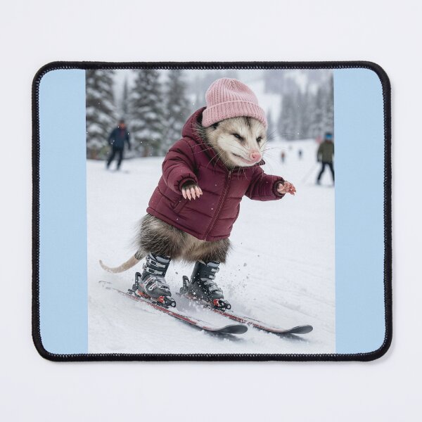 Item preview, Possum Conquers the Bunny Slope designed and sold by Tridentulus.