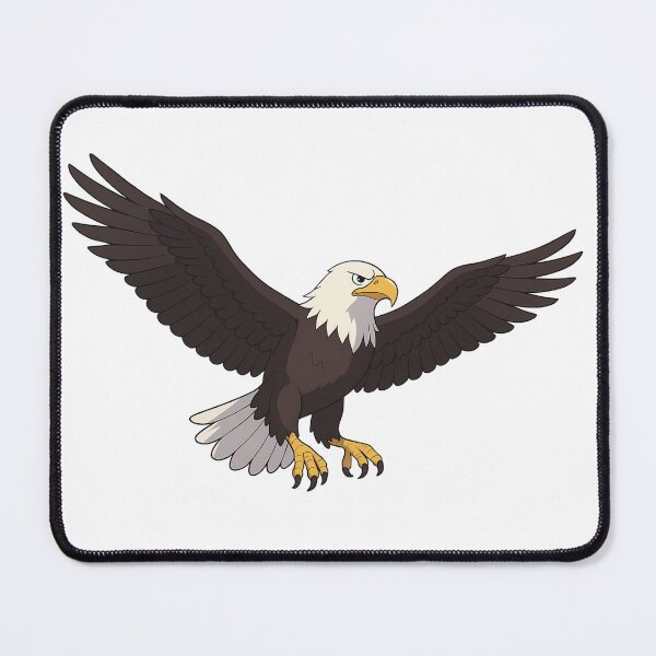 Item preview, Simple vector eagle design with flat style and solid background for a cute kawaii grunge distressed print on demand t shirt. designed and sold by PWDigitalArt.