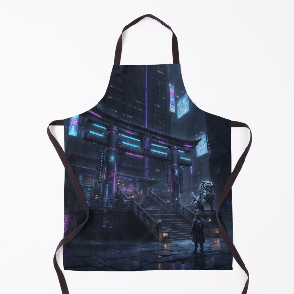 Item preview, Neon Sanctuary: The Cyber-Shinto Gate designed and sold by KYOFRAME.