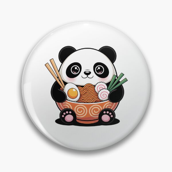 Item preview, Kawaii Cute Anime Panda Otaku Japanese Ramen Noodle designed and sold by EllenJast.