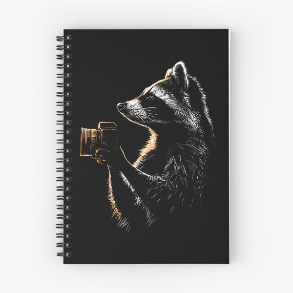 Item preview, Raccoon Holds Camera Animal Lover Art Raccoon designed and sold by mischwpwarso.